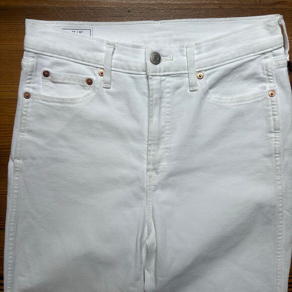 Gap white vintage slim high rise cotton jeans SIZE 6 - Picture 2 of 6